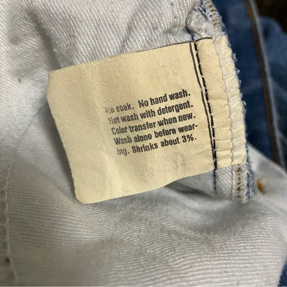 Vintage Orange Tab Levi’s 517 Jeans Men’s Size 38W Blue Jeans